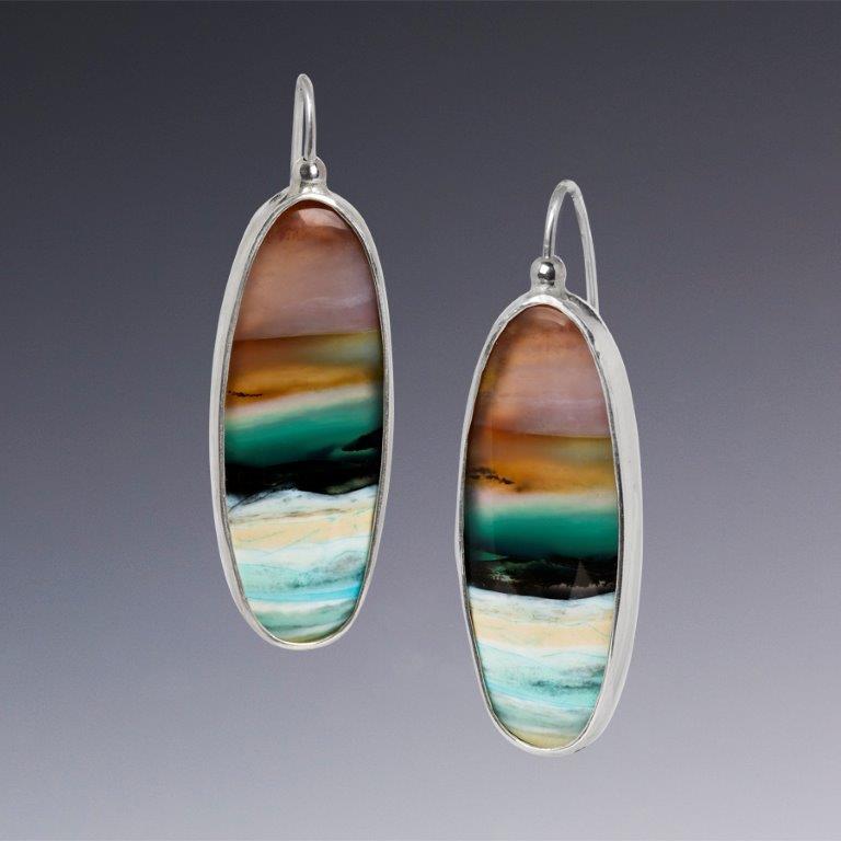 Ellen Buie Niewyk-earrings-opal-wood
